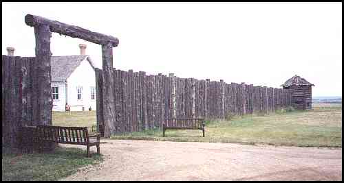 Fort at Fort Battleford  -  13 kb