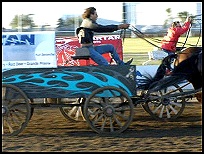 a close-up look at a 
Chuckwagon race.
Click here to view video. 