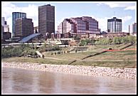 convention center on the side 
of the hill below Edmonton 
city centre -  41 kb
